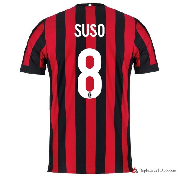 Camiseta Milan Primera equipación Suso 2017-2018